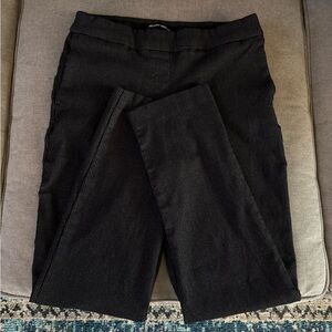 Hilary Radley Women's Black Tummy Control Pull-On Pant Size M